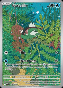 White Flare Basculin #108 card