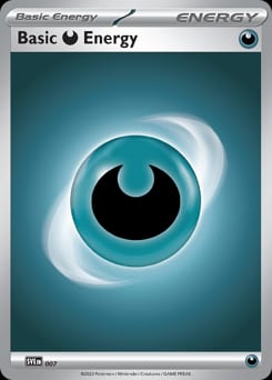 Scarlet & Violet Energies Basic Darkness Energy #7 card