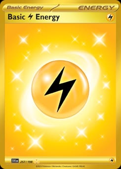 Scarlet & Violet Basic Lightning Energy #257 card