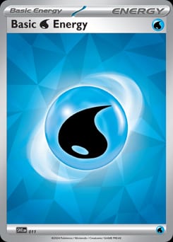 Scarlet & Violet Energies Basic Water Energy #11 card