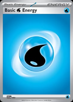 Scarlet & Violet Energies Basic Water Energy #3 card