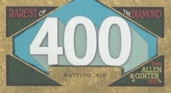 2023 Topps Allen & Ginter Mini Rarest of the Diamond Batting .400 #MROD-10 card