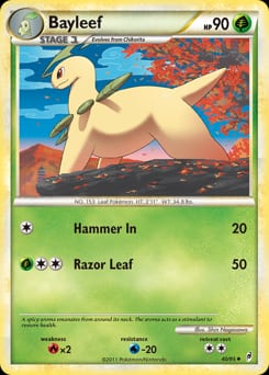 Call of Legends Bayleef #40 card