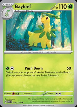 Mega Evolution Bayleef #9 card