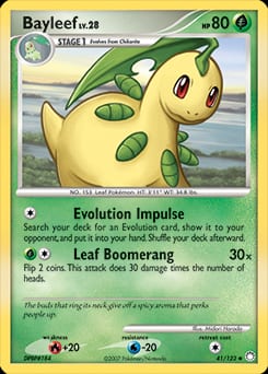 Mysterious Treasures Bayleef #41 card