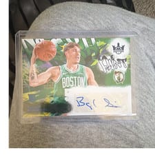 2024-25 Panini Court Kings Fresh Paint Autographs Baylor Scheierman #FP-BAY card