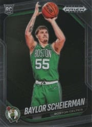 2024-25 Panini Prizm Black Base Set Baylor Scheierman #82 card