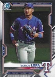 2021 Bowman Chrome Prospects Bayron Lora #BCP-139 card