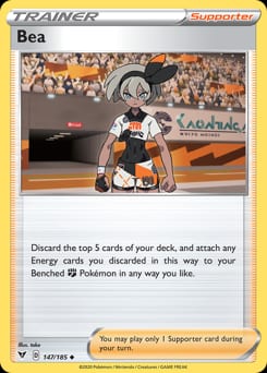 Vivid Voltage Bea #147 card