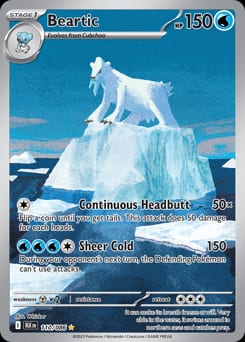 Black Bolt Beartic #110 card