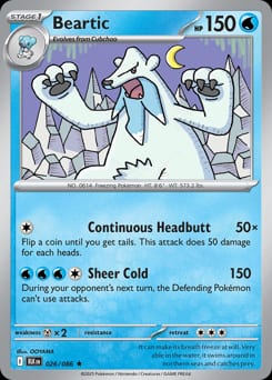 Black Bolt Beartic #26 card