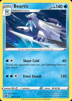 Brilliant Stars Beartic #43 card
