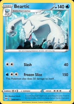 Darkness Ablaze Beartic #49 card