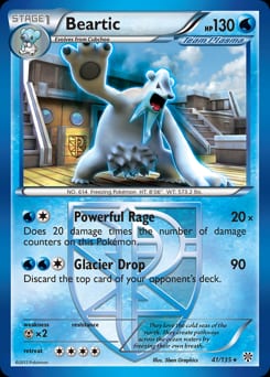 2013 Plasma Storm Beartic #41 card