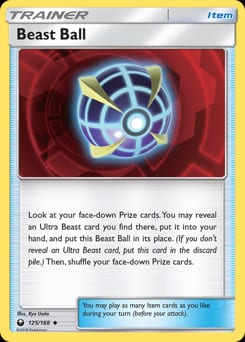 Celestial Storm Beast Ball #125 card