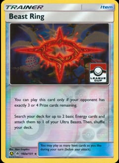 2018 Forbidden Light Beast Ring #102a card