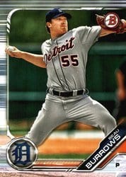 2019 Bowman Prospects Beau Burrows #BP-26 card
