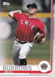 2019 Topps Pro Debut Base Set Beau Burrows #110 card