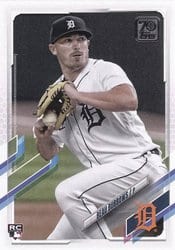2021 Topps Base Set Beau Burrows #123 card