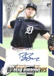 2021 Topps Big League Opening Act Autographs Beau Burrows #OAA-BB card