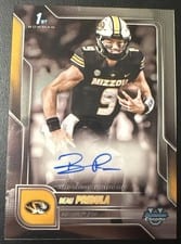 2025 Bowman University Chrome Chrome Prospect Autographs Beau Pribula #BCA-BP card