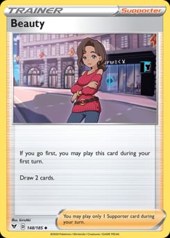 Vivid Voltage Beauty #148 card