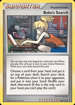 Rising Rivals Bebe's Search #89 card