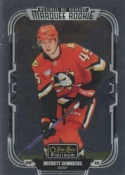 2025-26 O-Pee-Chee OPC Platinum Previews Beckett Sennecke #P-9 card