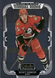 2025-26 O-Pee-Chee Platinum Base Set Beckett Sennecke #269 card