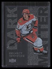 2025-26 SkyBox Metal Universe Dark Matter Beckett Sennecke #DM-9 card