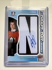2025-26 SP Game Used Draft Day Marks Beckett Sennecke #DDM-BS card