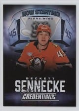 2025-26 Upper Deck Credentials Now Starring Beckett Sennecke #NS-9 card