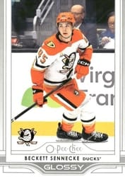 2025-26 Upper Deck O-Pee-Chee Glossy Beckett Sennecke #OG-46 card