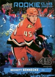 2025-26 Upper Deck Rookie Class Commemorations Beckett Sennecke #RC-29 card