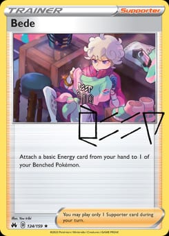 Crown Zenith Bede #124 card