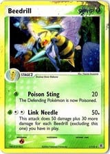 2004 FireRed & LeafGreen Beedrill #1 card