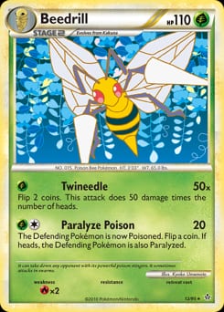 HS—Unleashed Beedrill #12 card
