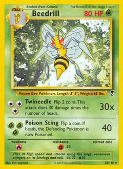 Legendary Collection Beedrill #20 card