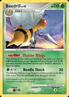 Rising Rivals Beedrill #15 card