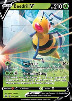 Astral Radiance Beedrill V #1 card