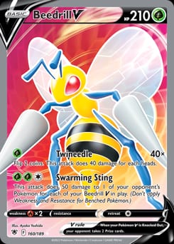Astral Radiance Beedrill V #160 card
