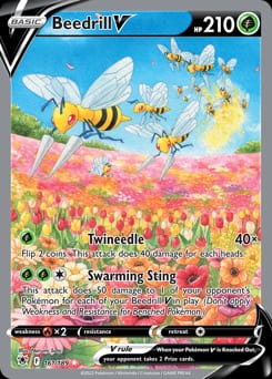 2022 Astral Radiance Beedrill V #161