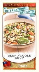 2023 Topps Allen & Ginter Mini International Delights Beef Noodle Soup #ID-12 card