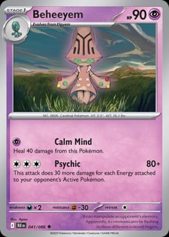 Black Bolt Beheeyem #41 card