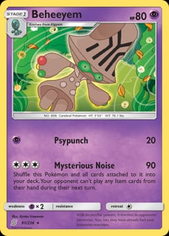 Unified Minds Beheeyem #91 card