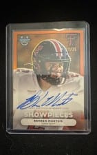2025 Bowman University Best Bowman Showpieces Autographs Refractor Behren Morton #BSA-BM card