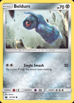 Celestial Storm Beldum #93 card