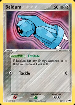 Hidden Legends Beldum #28 card