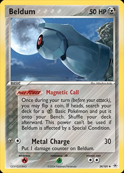 Hidden Legends Beldum #29 card