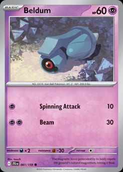 Journey Together Beldum #61 card